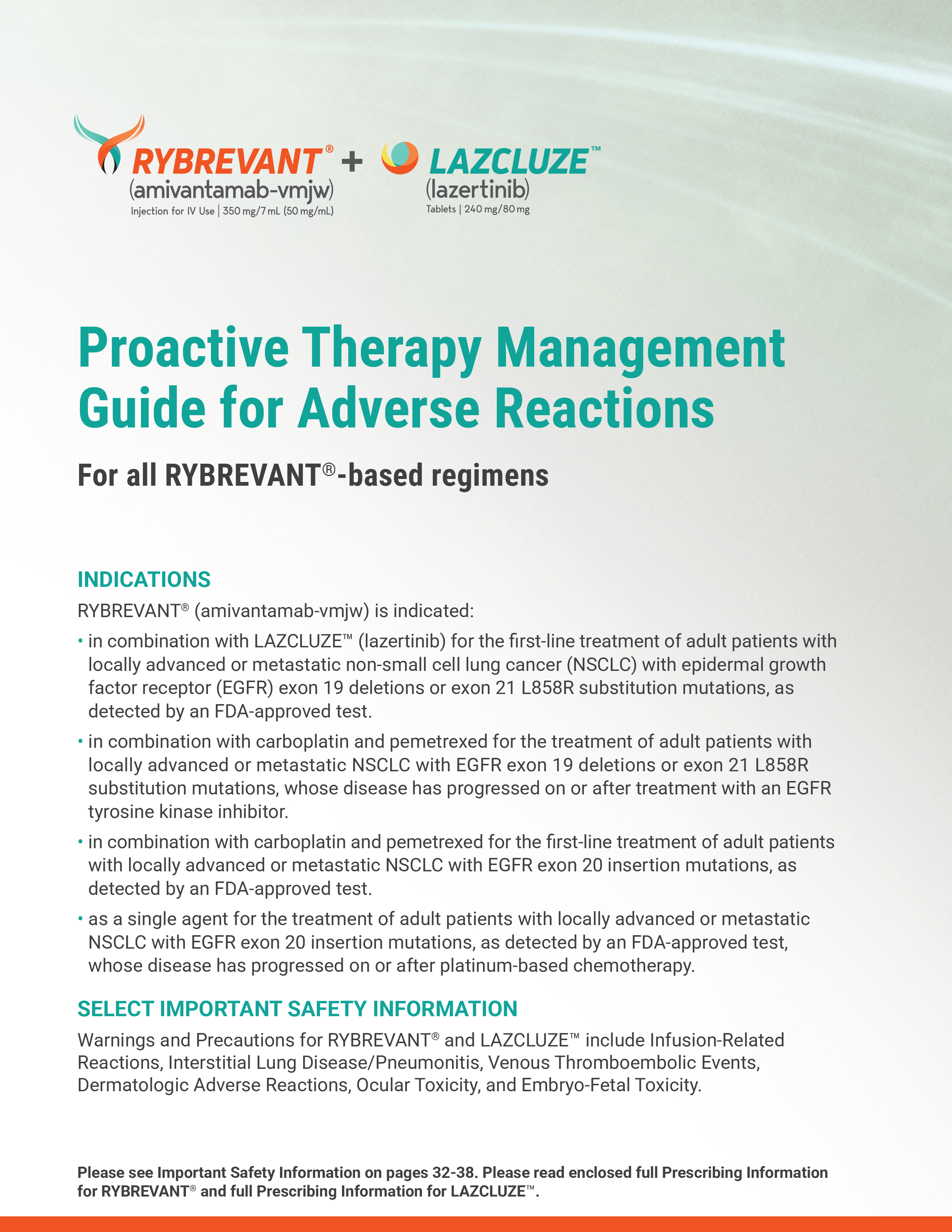 RYBREVANT® Proactive Supportive Care Guide PDF cover