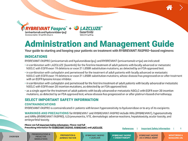RYBREVANT FASPRO™ dosing and administration guide thumbnail