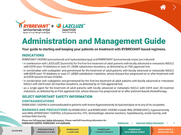 RYBREVANT FASPRO™ dosing and administration guide thumbnail