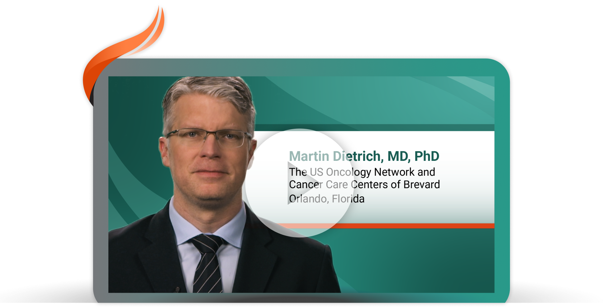 A First-Line Treatment Option for EGFR+* Locally Advanced or Metastatic NSCLC with Martin Dietrich, MD video