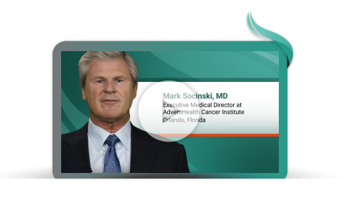 A First-Line Treatment Option for Patients With Locally Advanced or Metastatic Non-Small Cell Lung Cancer With EGFR Exon 20 Insertion Mutations with Mark Socinski, MD video