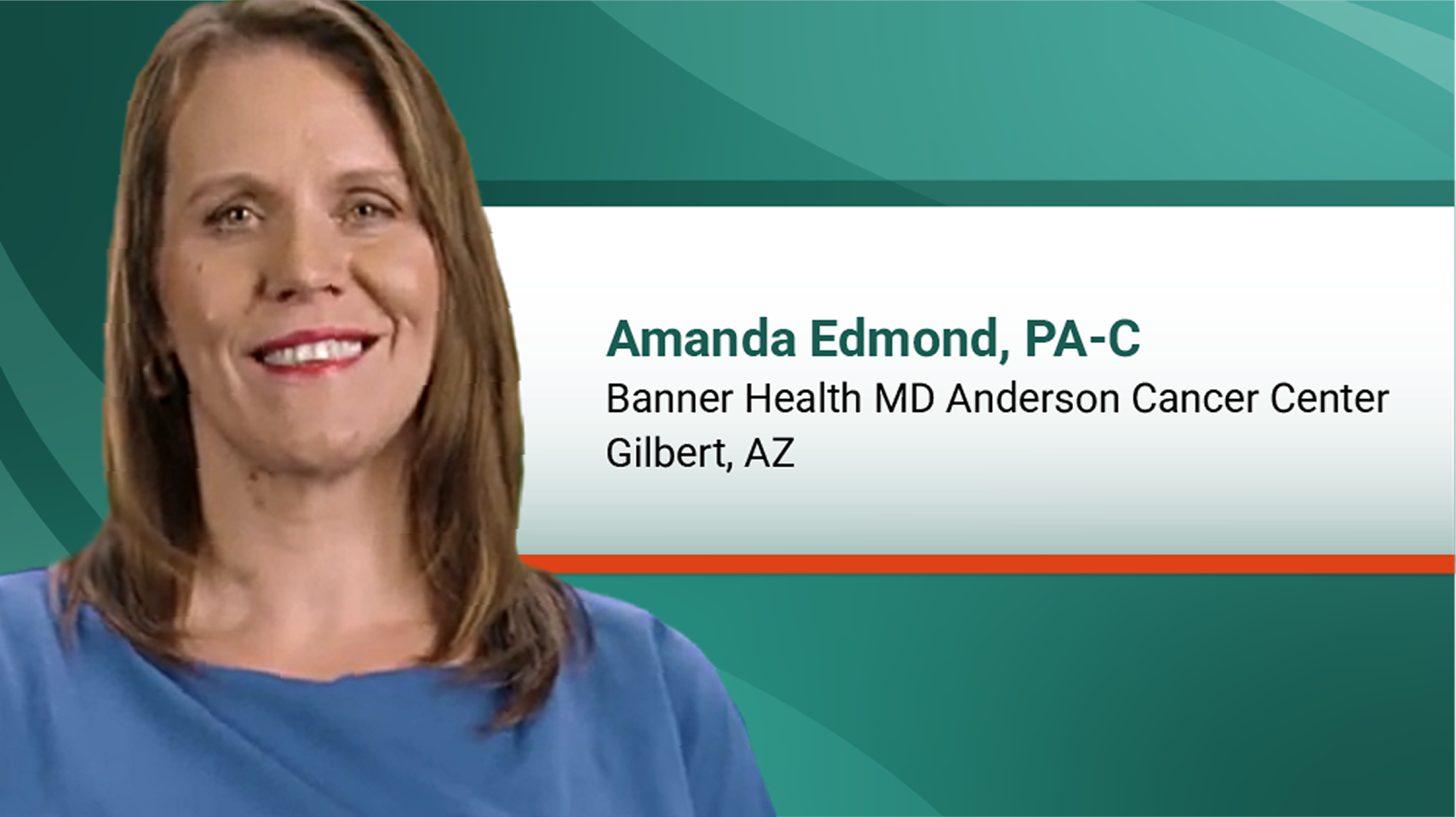 Proactive Management of Dermatologic Adverse Reactions for a First-Line Treatment Option for EGFR+* Locally Advanced or Metastatic NSCLC with Amanda Edmond, PA-C video